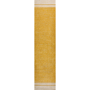 Alda Modern Minimalist Mingled Solid Indoor/Outdoor Area Rug